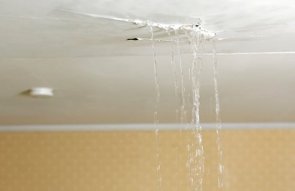 Water Damage in a Ceiling